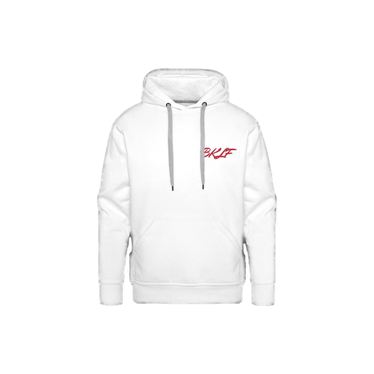 Sweat personalisable blanc / rouge